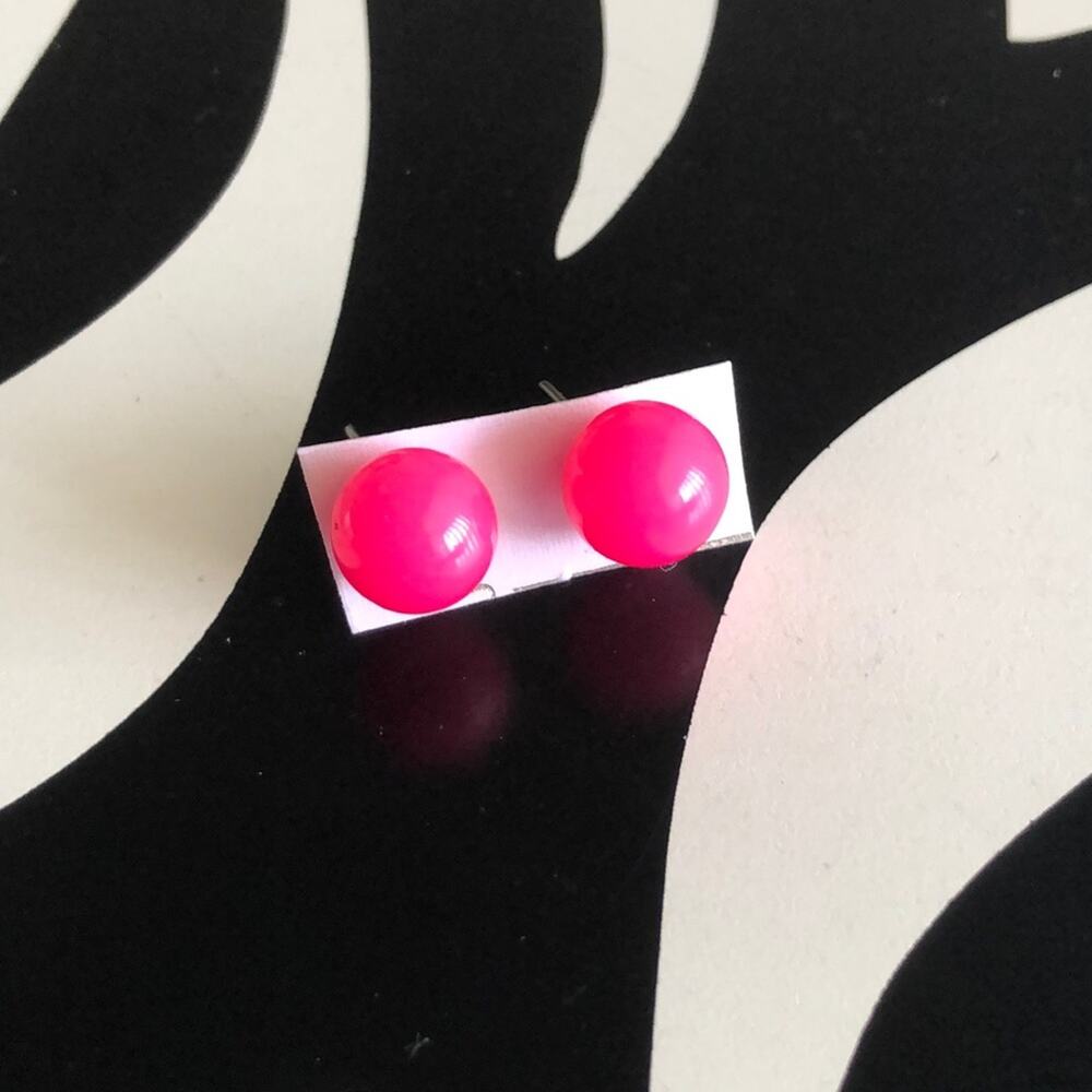 4 for $20 Pink Ball Stud Earrings